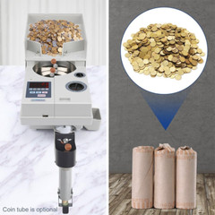 Ribao CS-10S High Speed Portable Coin Counter and Sorter, 1800 Coins per Minute