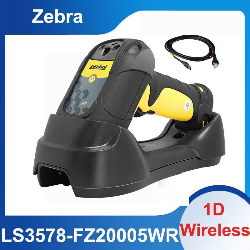 Symbol LS3578-FZ20005WR USB Handheld Cordless Bluetooth Barcode Scanner Reader
