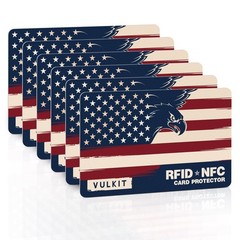 VULKIT RFID Blocking Cards 6 Pack Contactless Protection for RFID/NFC Anti-Th…