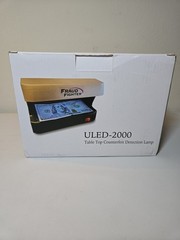 Fraud Fighter ULED-2000 Counterfeit Money Detector UV Bill Checker