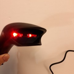 ID Tech ValueScan II Barcode Scanner USB Corded IDBA-4244MRB Tested Works