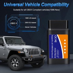 OBD2 Bluetooth Scanner for iPhone iOS Android Windows Car Code Reader Enhanced A