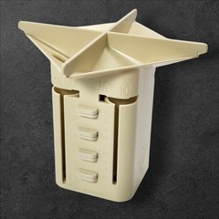 MMF Industries USA Coin Sorter Counter 4 Tube Tender Tray Beige Vintage Analog