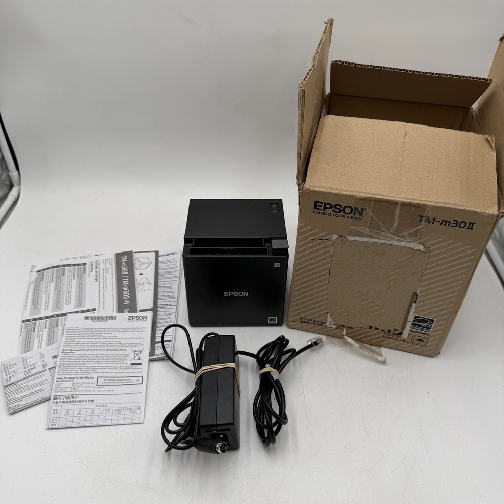 Epson M362A TM-m30II Thermal Receipt Printer POS Tested