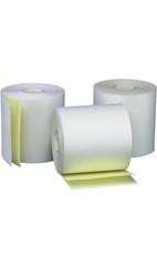 2 Ply POS/Cash Register Rolls, 3 Inches X 90 Feet, White/Canary, 50 per Carto…