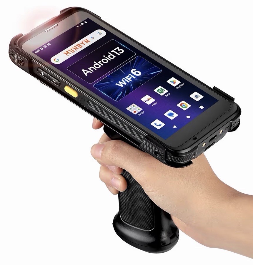 MUNBYN IPDA101P Android 13 GPS 1D/2D/QR