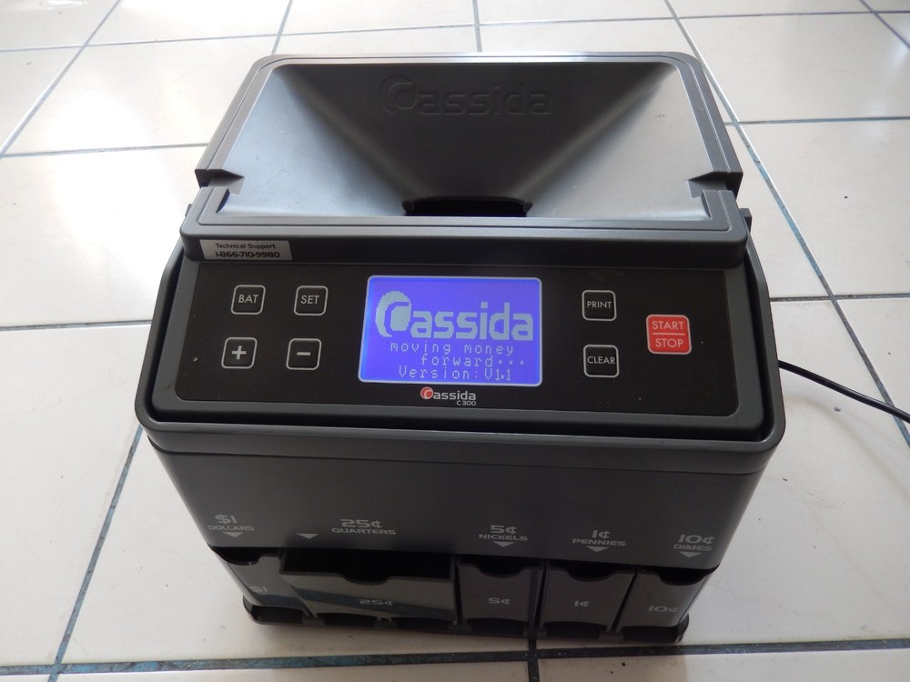 CASSIDA C300 Professional USD Coin Counter -works great-