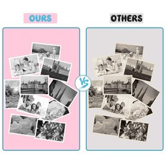 20 Rolls Print Paper for Children Instant Camera Refill Print Pape Kids Digital