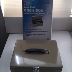 Securit PM Company Deep Steel Cash Lock Strong Box lock replaced with 2 keys