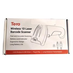 Tera Barcode Scanner Wireless Versatile 2-in-1 (2.4Ghz Wireless+USB 2.0 Wired)