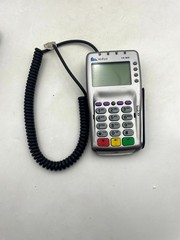 Lot of 2 VeriFone VX520 & VX805 Credit Card Payment Terminal Silver with Adapter