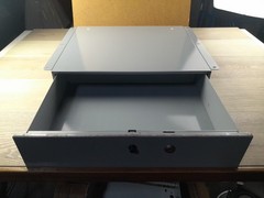 MMF Industries Cash Money Checks Drawer Under Counter, NO TRAY NO KEYS