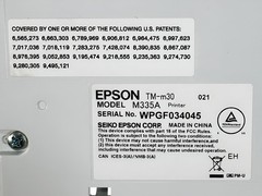 Epson TM-M30 М335А POS Compact Direct Thermal Receipt Printer LAN USB White