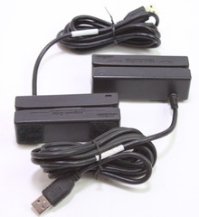 Lot of 2 ID Tech IDMB-334112B USB Magnetic Strip Readers – Black