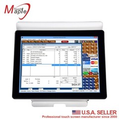 Dual screen POS teminal touch screen computer all in one I5/8G/128G/15″