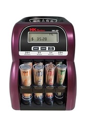 Digital Coin Counter & Sorter – LCD Display, Sorts 260 Coins/Min, 2 Row Wrappers