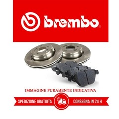 AP BREMBO BRAKE DISC KIT + FRONT BRAKE PADS BREMBO FOR VW GOLF VI 1.6 TDI