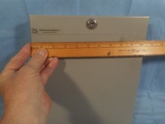 Vintage HD Indiana Cash Drawer Co. Metal Lockable Box Drawer, no key.