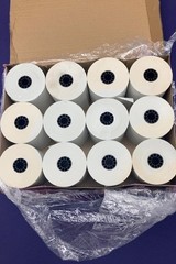 IBM Thermal Paper Rolls 3 1/8″ x 190′ Qty 12 Rolls – 73.3mm wide