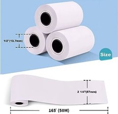 2 1/4″ x 165 feet Thermal POS Credit Rolls Sharp XEA407 Bpa Free- 50 Rolls