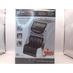 Nadex S180 Digital Coin Counter Sorter and Wrapper, BRAND NEW IN BOX