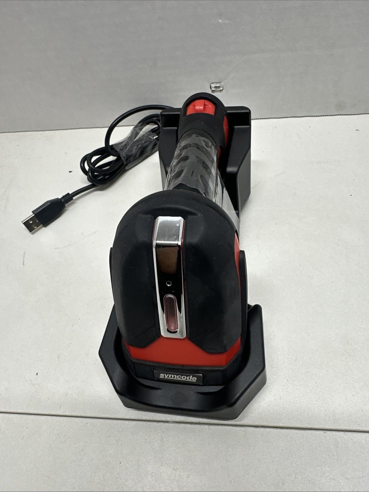 Symcode 2D QR Barcode Reader Scanner w Wireless Charging, Bluetooth 2000 Ft, 430