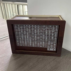 1000/3000/5000/10000 Euro Money Box Wooden Money Box Reusable with Savings Targe