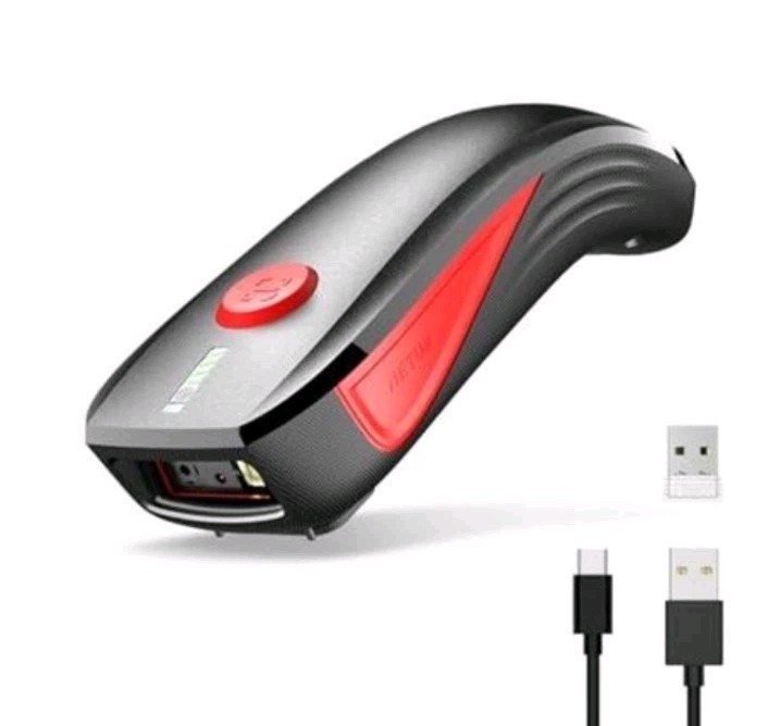 NETUM CS9000 Bluetooth QR Code Scanner Upgraded Wireless Barcode Scanner with Ho