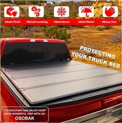 FRP Hard Tri-Fold Tonneau Cover 8’2″ For 2002-2026 Ram 1500 LB No Rambox