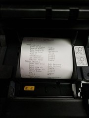 Fujitsu FP-1000 POS Thermal Receipt Printer WITH POWER CORD FREE SHIP