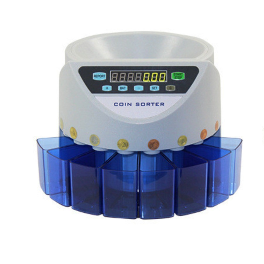 A 1PC Euro, Pound Sterling, Malasia, Dubai Coin Electronic Sorting Machine