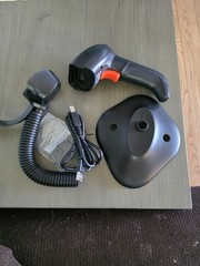2.4G/Bluetooth All-in-One Wireless Barcode Scanner with Stand and USB Cable