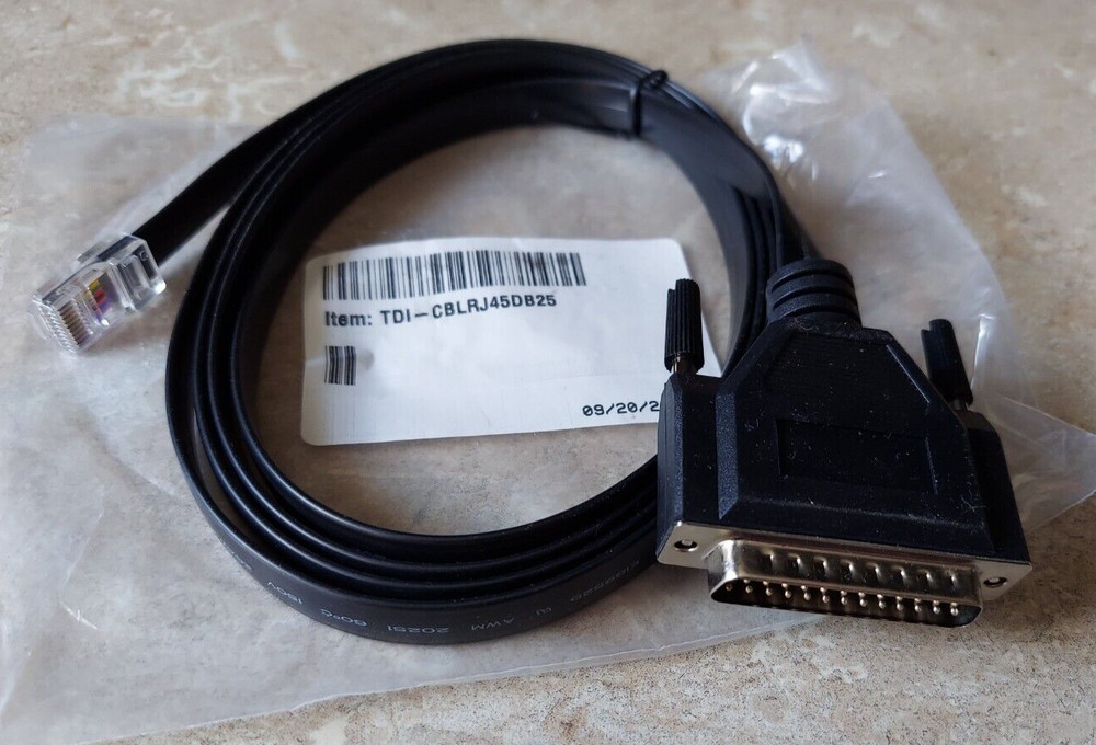 Touch Dynamic Serial Cable Adapter RJ50 10-pin COM Port to DB25 25-Pin Printer