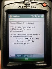 Motorola Symbol MC75 MC7596-PYCSKRWA9WR Windows Mobile 6.1 Laser Barcode Scanner