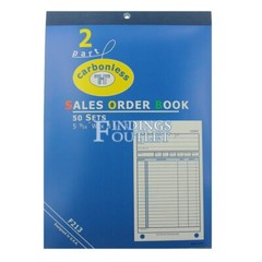 Retail Sales Receipt Order Book Carbonless 2 Part Copy 20 List Rows USA SELLER