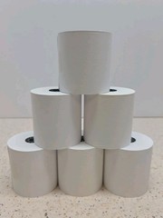 (6 Rolls) 3″ x 150′ 1 Ply Bond (Non –Thermal) Kitchen Printer Receipt Paper