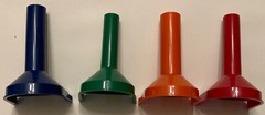PM Company Color-Coded Coin Counting Tubes for Pennies Through Quarters (Set)
