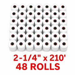 48 POS 2-1/4″ x 210′ THERMAL POS RECEIPT PRINTER PAPER EPSON ( 48 ROLLS )