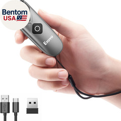 Bluetooth 2D&1D Barcode Scanner, Portable Wireless Mini Barcode Reader with 2.4G