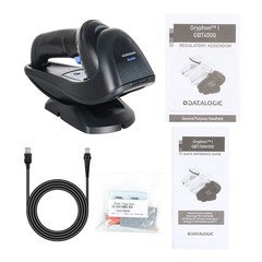 Datalogic GBT4500-BK-BTK1 Wireless Bluetooth 2D USB Barcode Scanner with Cradle