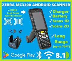 Zebra MC330K-GE4HG3US Android, Long Range 2D Scanner, Full Keypad, Cradle!🔥⭐