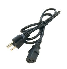 1.5m High Quality AC Power Cord Cable Lead Plug Kettle Lead U.S USA for LCD TV