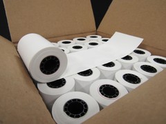 (50 Rolls) 2 1/4 x 85′ Thermal Paper Credit Card & Cash Register Tape