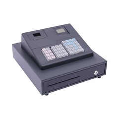 USB port Black Thermal Printing Electronic Cash Register with Cash Drawer RS232