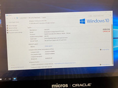 Oracle/Micros Workstation 6 Terminal w/Stand (620) WIN 10, RECONDITIONED 7346027