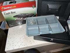 Sentry Safe Steel Keyed Cash Box
