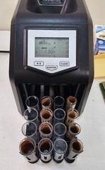 Royal Sovereign Commercial Digital 4 Row Coin Counter RCS-417-ADBK Anti Jam -EUC