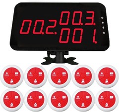 Wireless Calling System Caregiver Pager 3 Digit Number Pagers