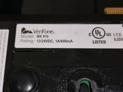 LOT OF 2 – Verifone MX915 MX 915 1x M132-409-01-R 1x M177 POS CC Terminal Pinpad