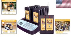 Complete 16-Pager Wireless Paging System for Restaurants – Waterproof & Durable